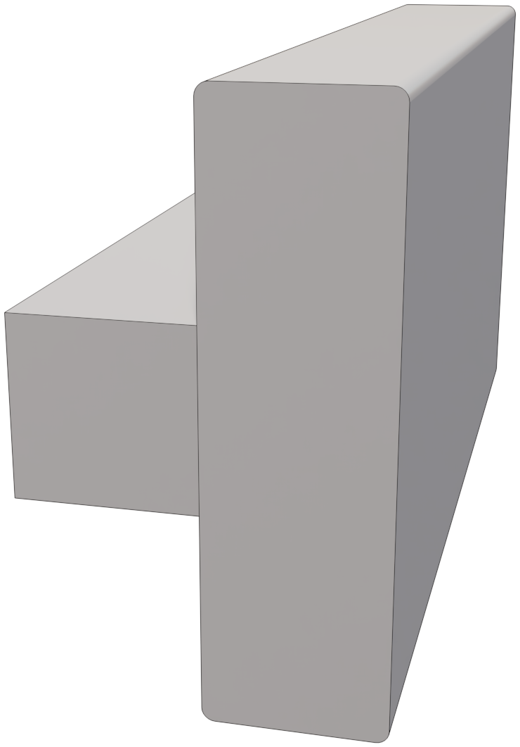 140x42 Vertical WallRail