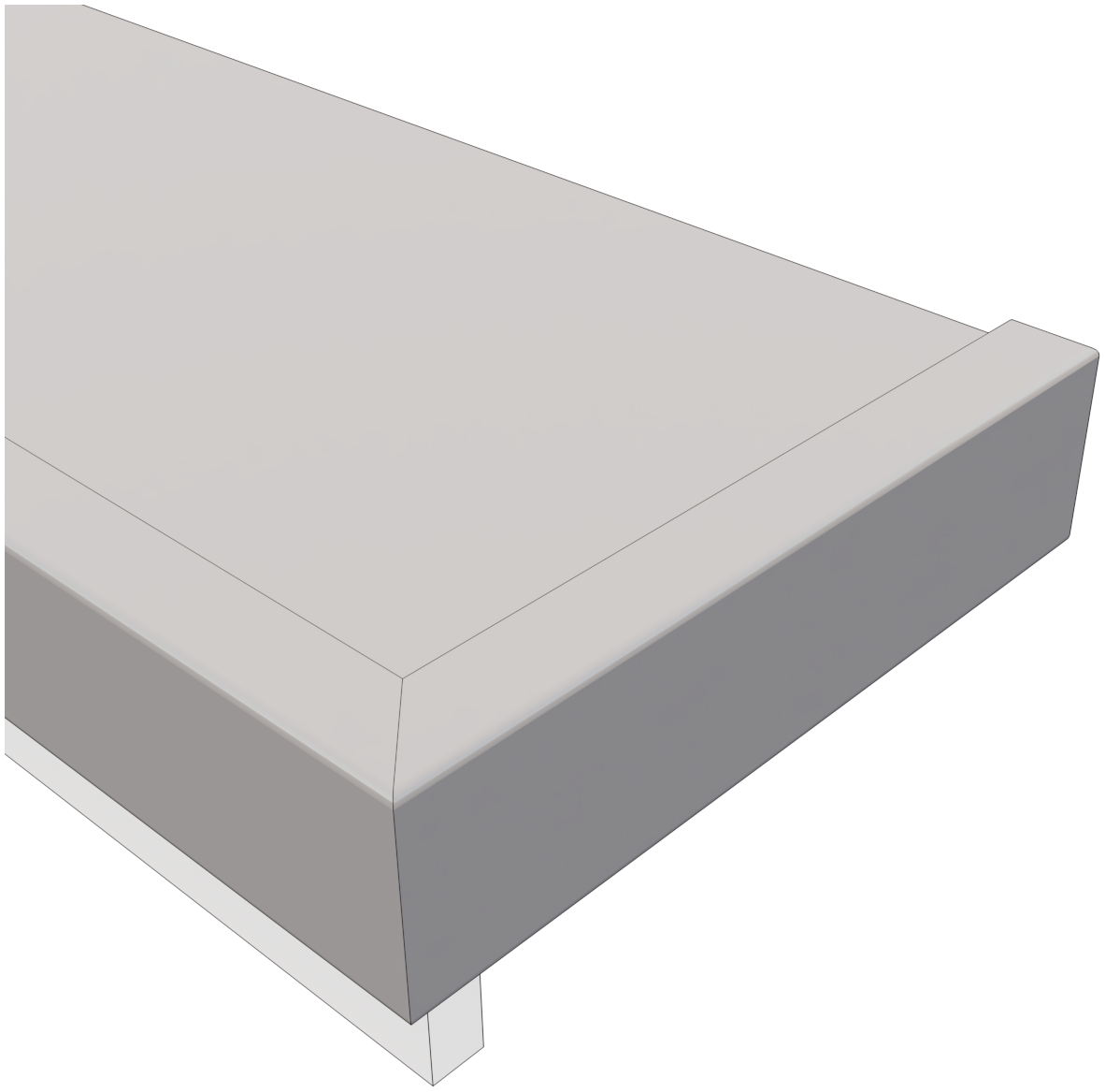 70x30mm 3mm PR Plant-On Sawtooth